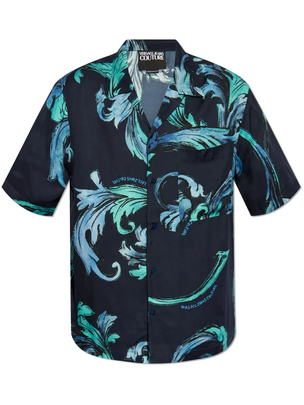 Barocco-print shirt