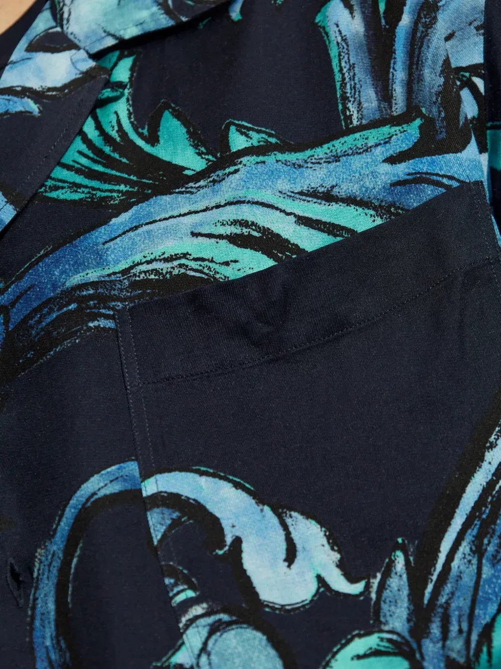 Barocco-print shirt