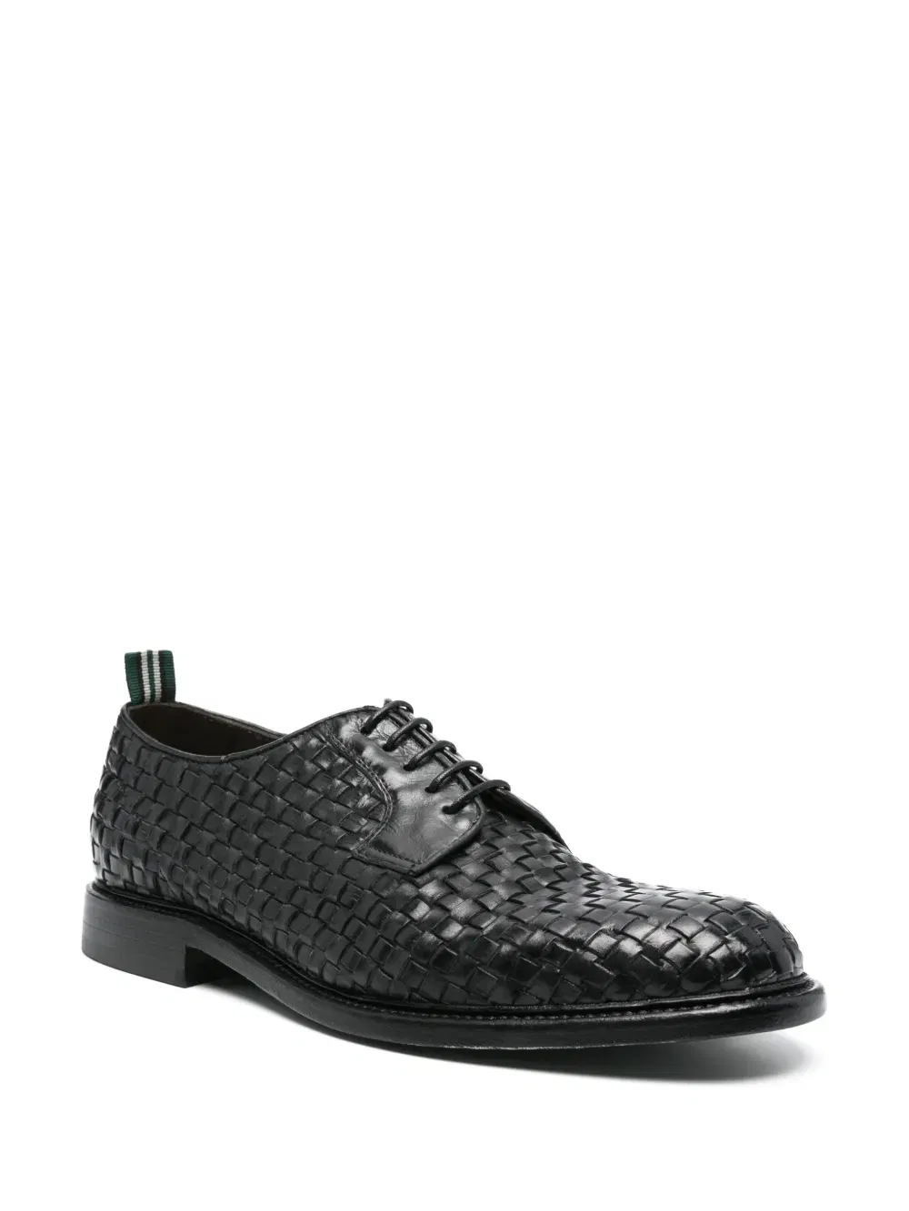 interwoven-design Derby shoes