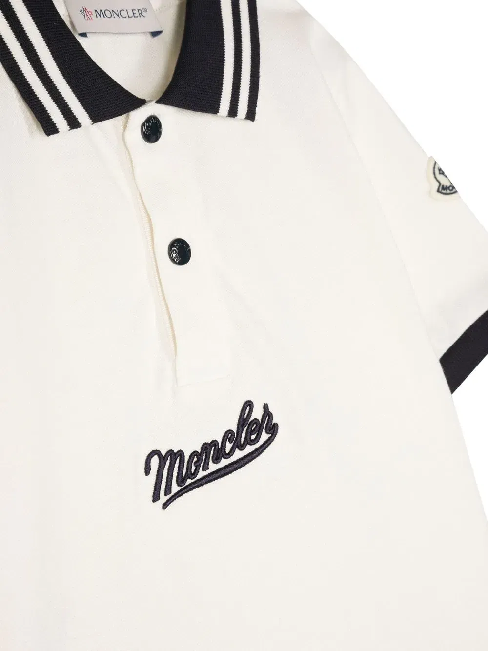 logo-embroidered short-sleeved polo shirt