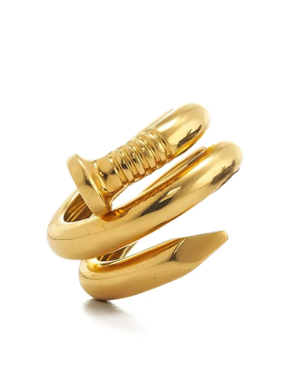 18K yellow gold Nail ring