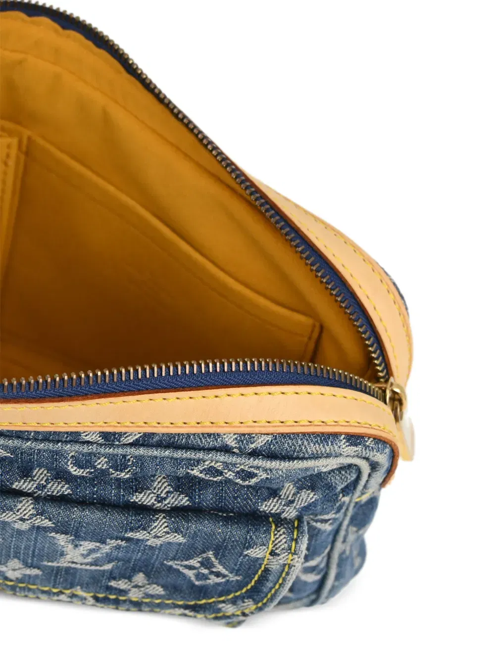 2007 monogram denim belt bag