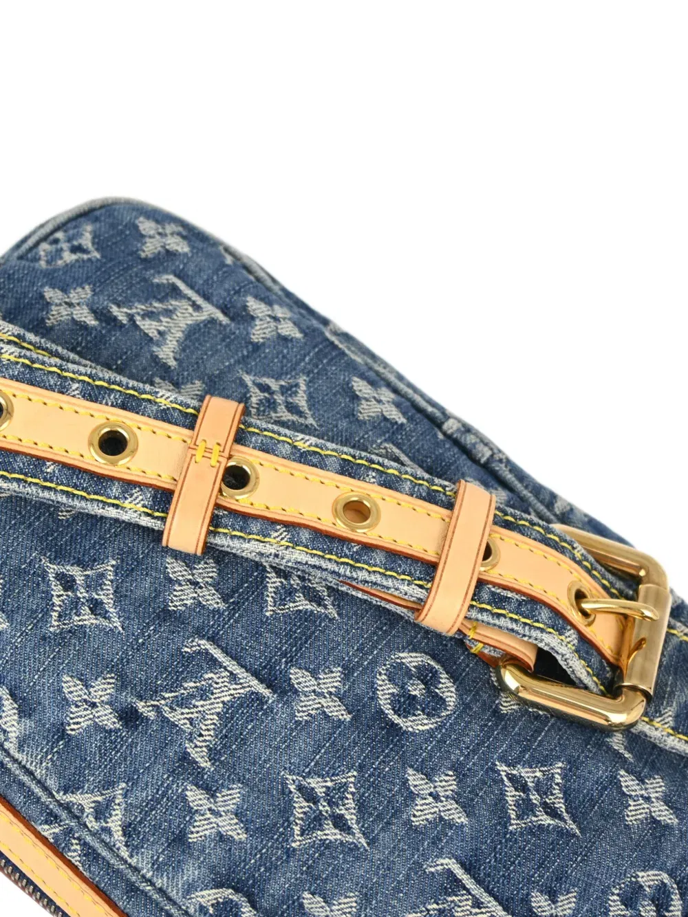 2007 monogram denim belt bag