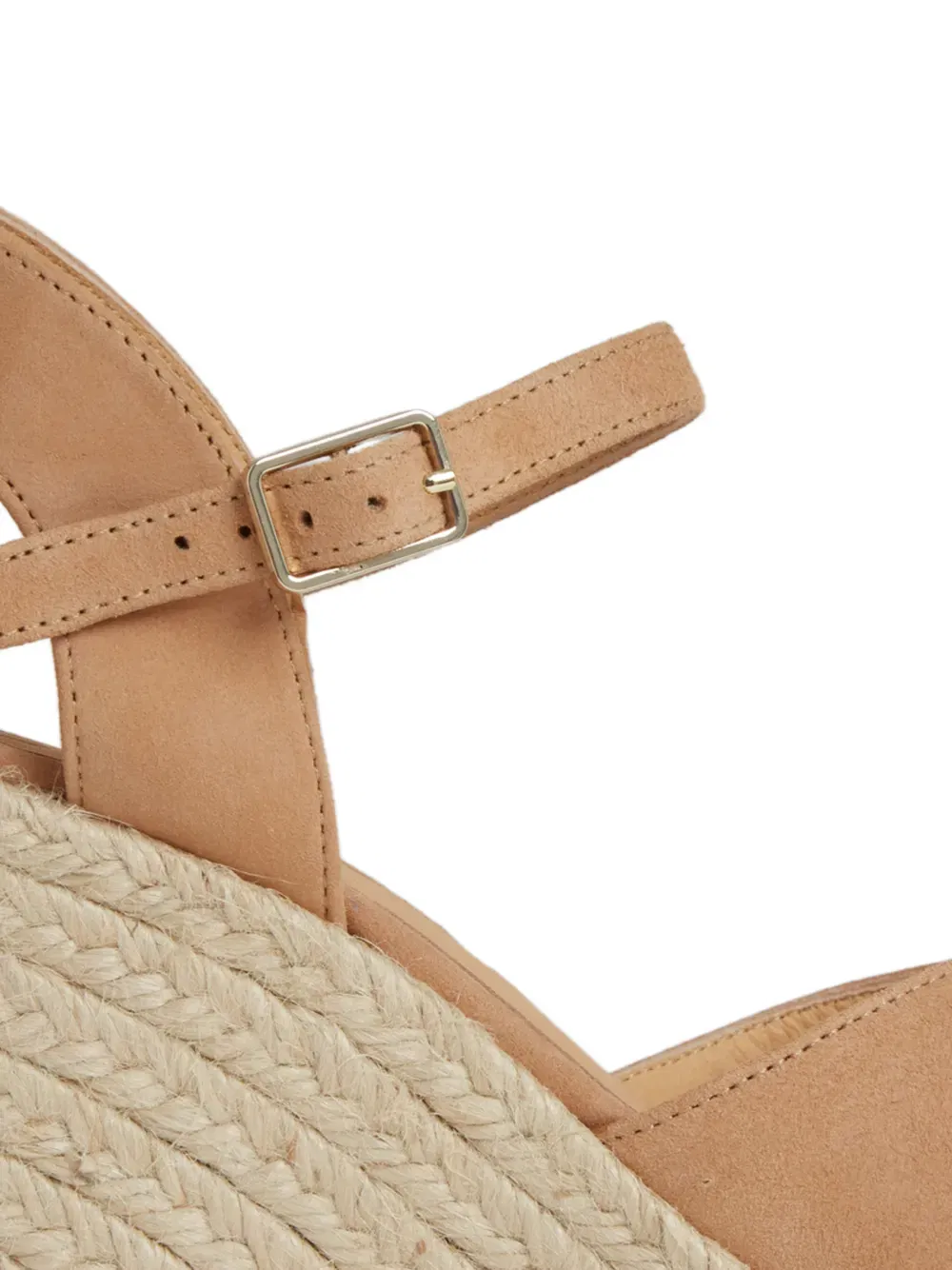110mm Bromelia ankle-strap wedge espadrilles