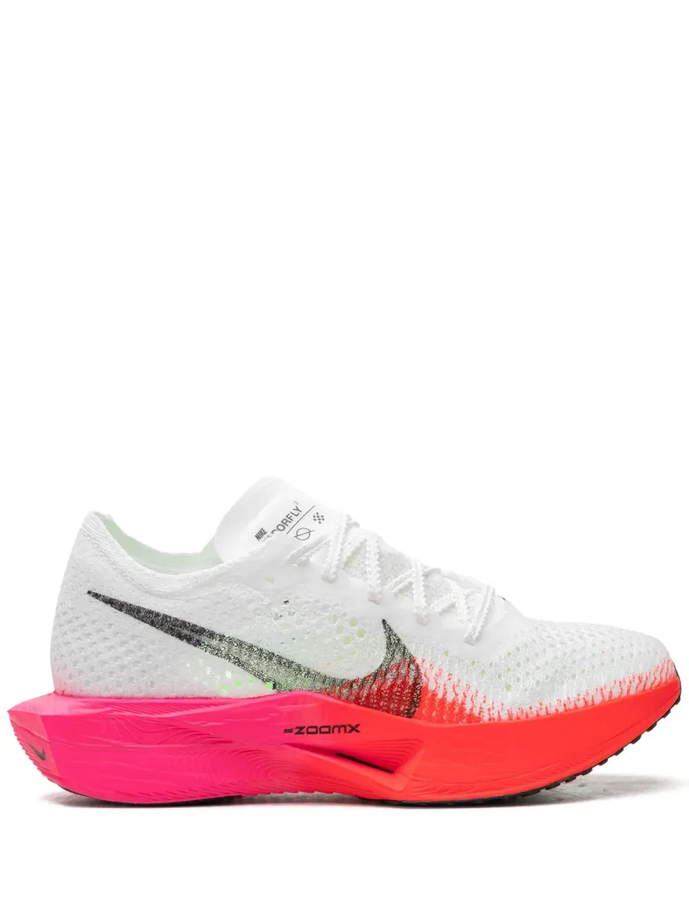 ZoomX Vaporfly 3 "White/Bright Crimson/Fierce Pink/Black" sneakers