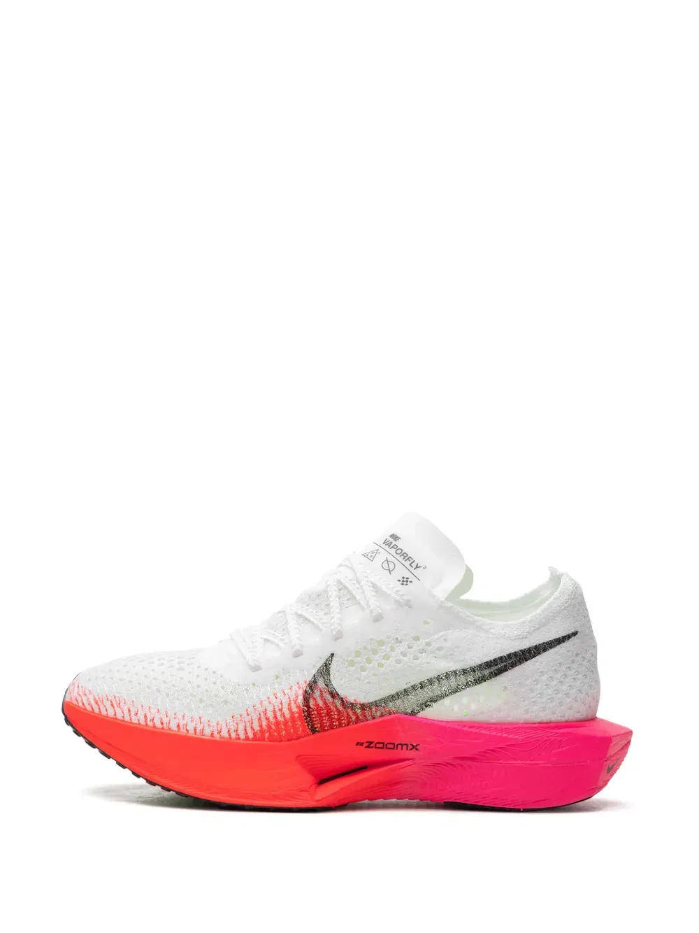 ZoomX Vaporfly 3 "White/Bright Crimson/Fierce Pink/Black" sneakers