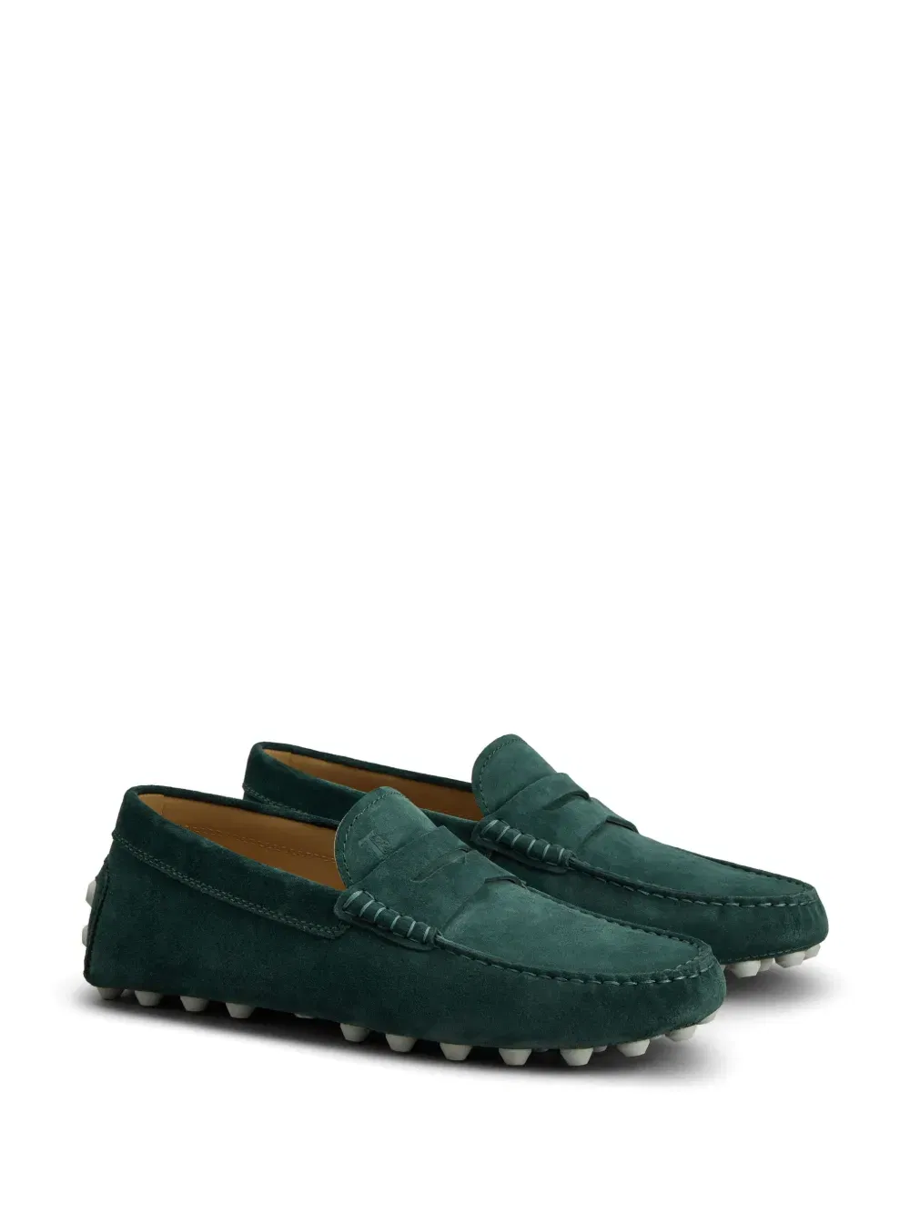 Gommino suede loafers