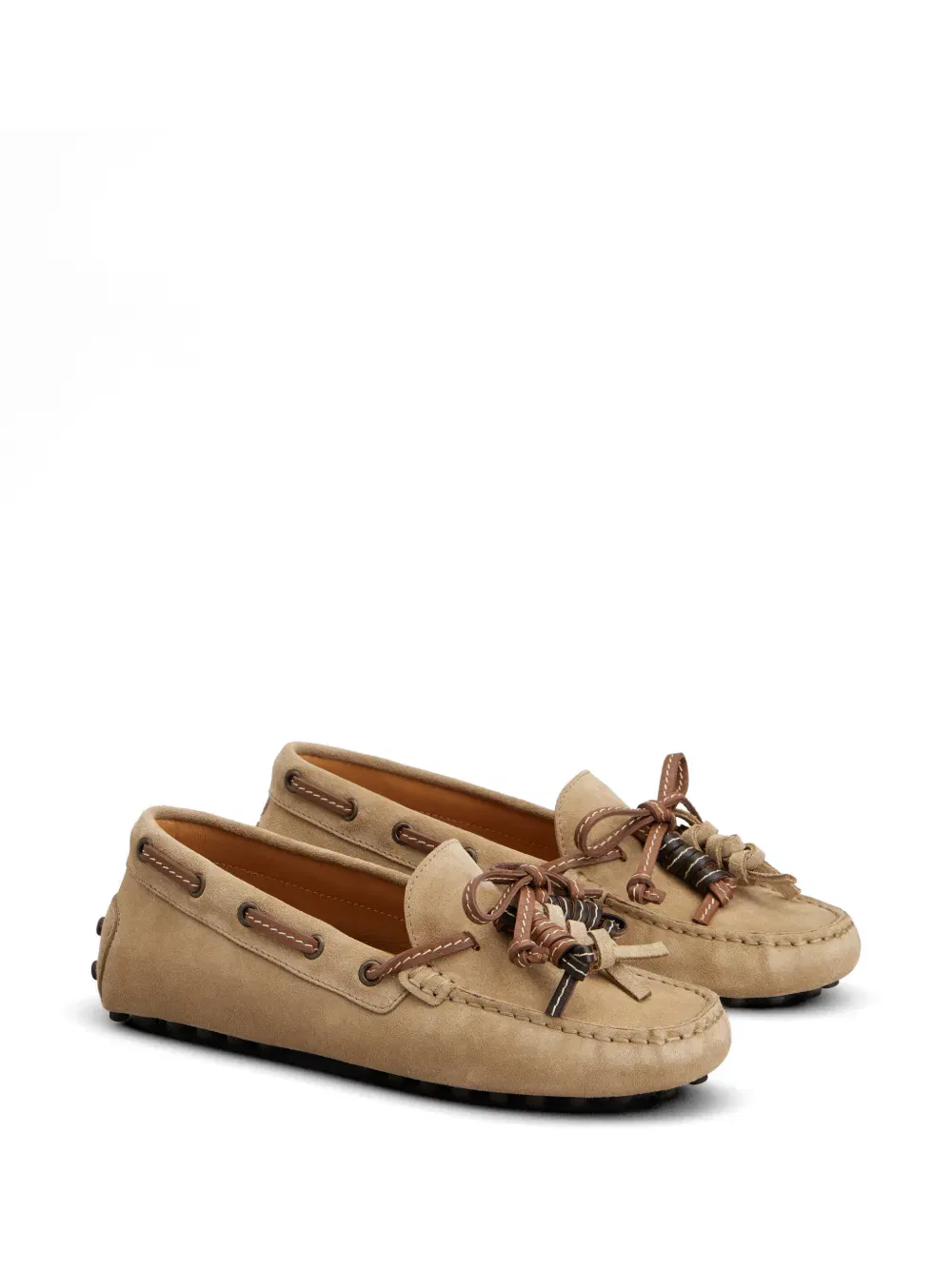 Gommino suede loafers