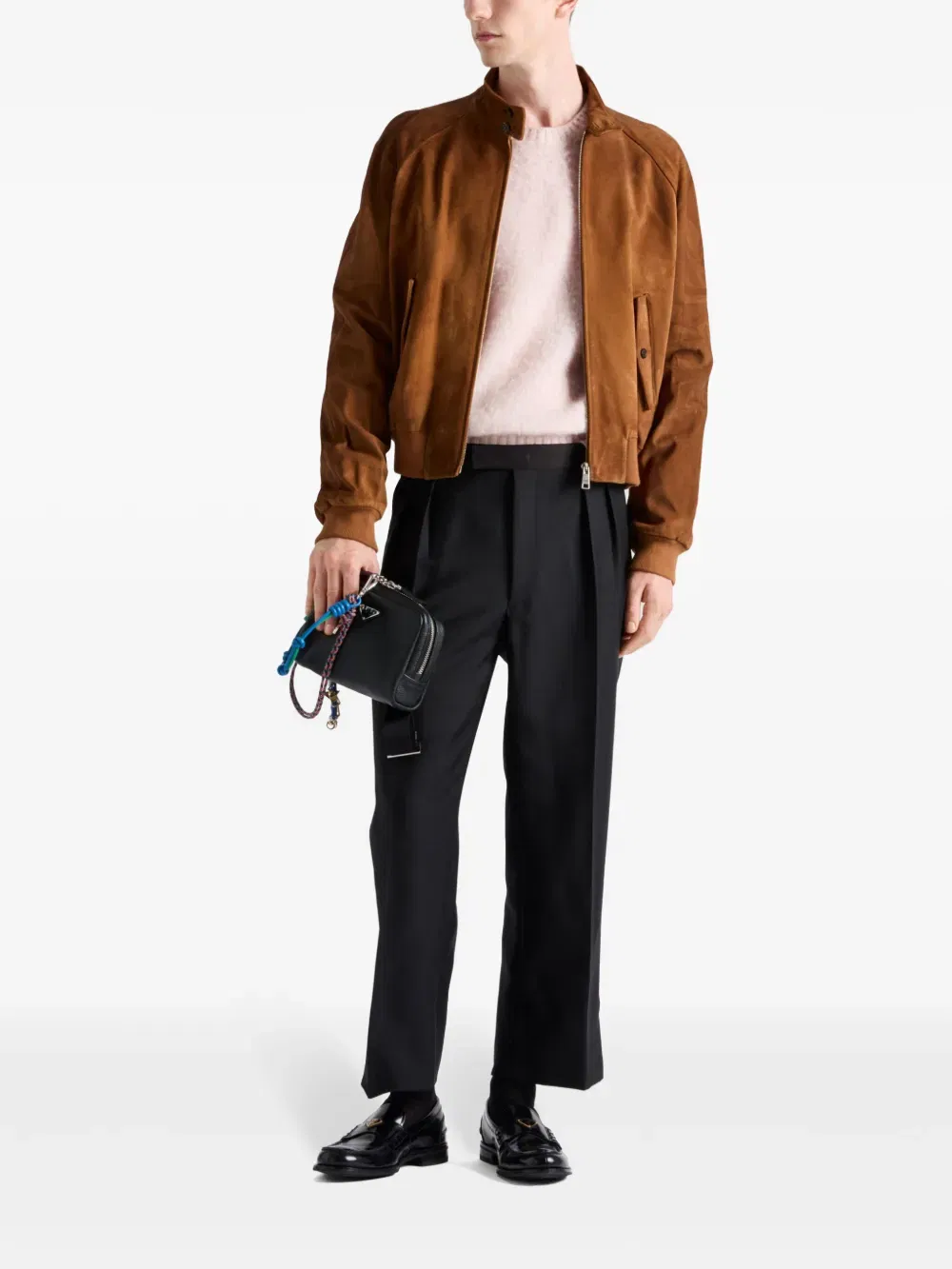 suede bomber jacket