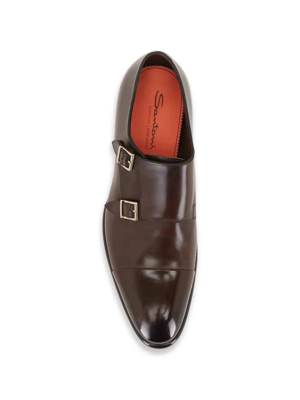 double-buckle monk shoes