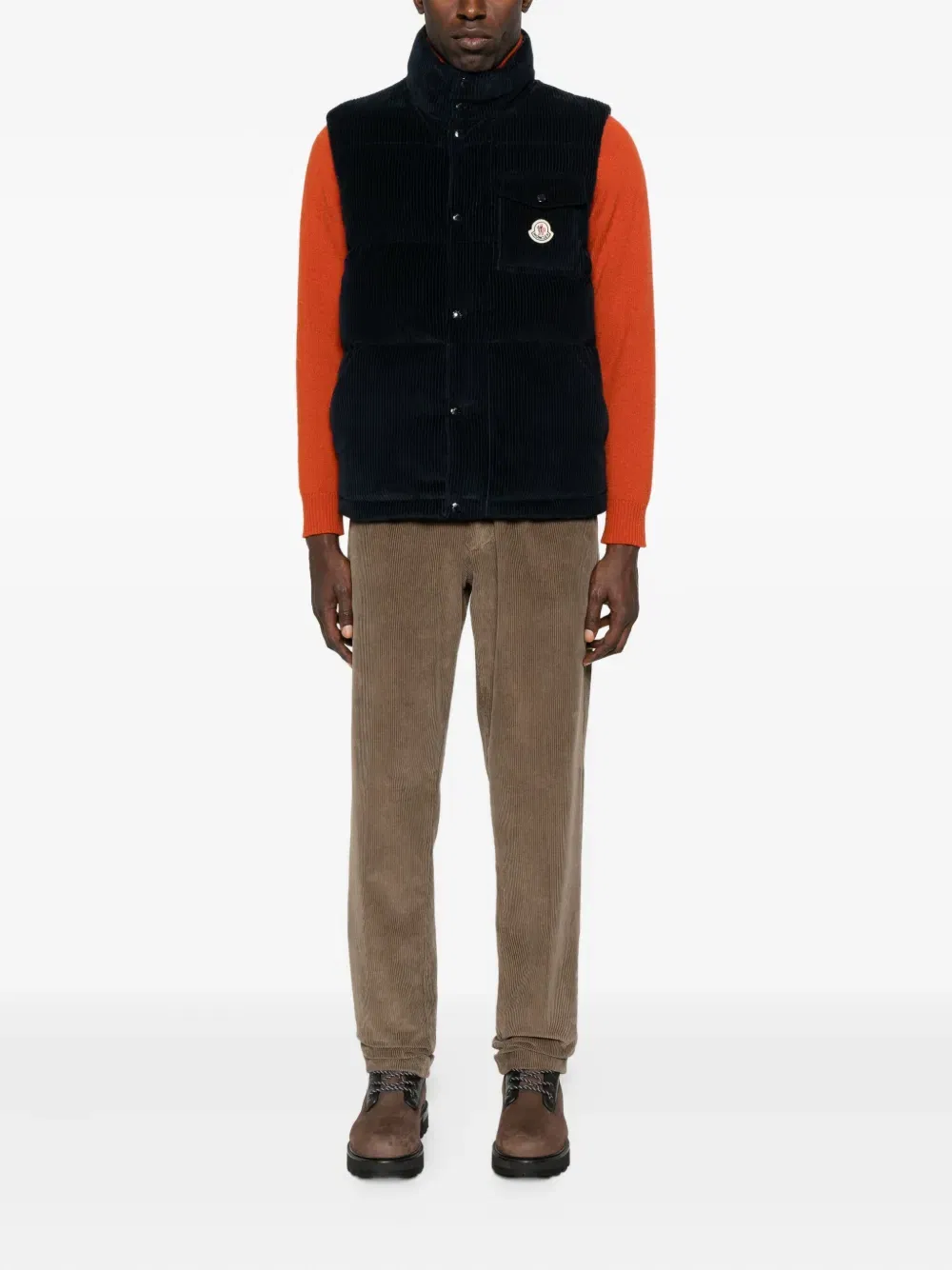 quilted corduroy vest
