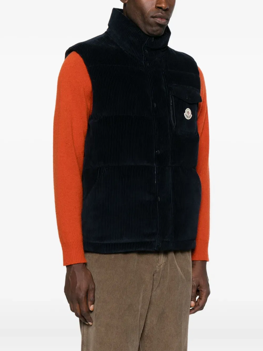 quilted corduroy vest