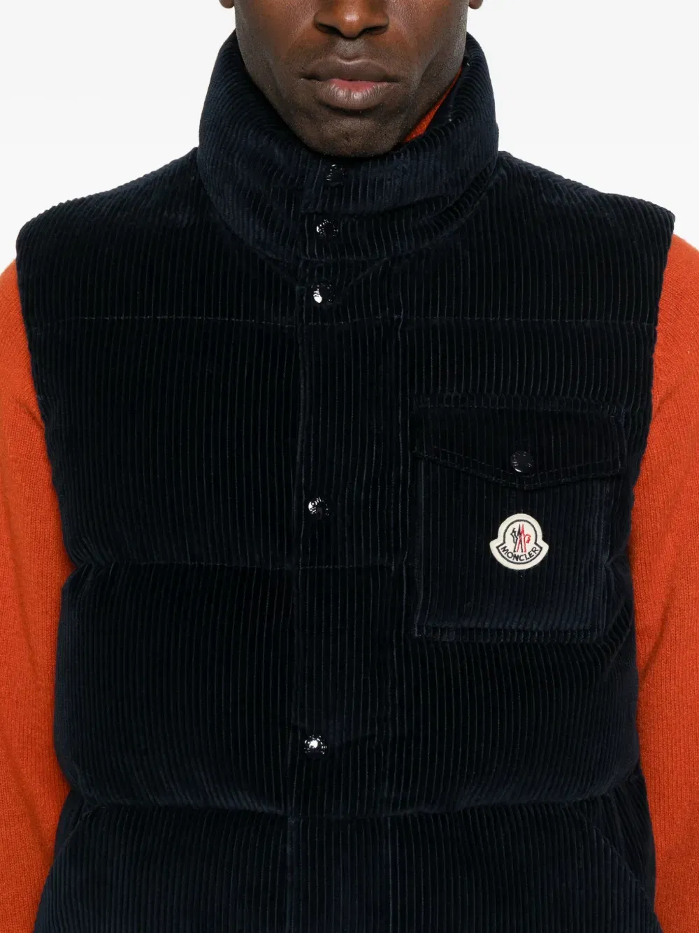 quilted corduroy vest
