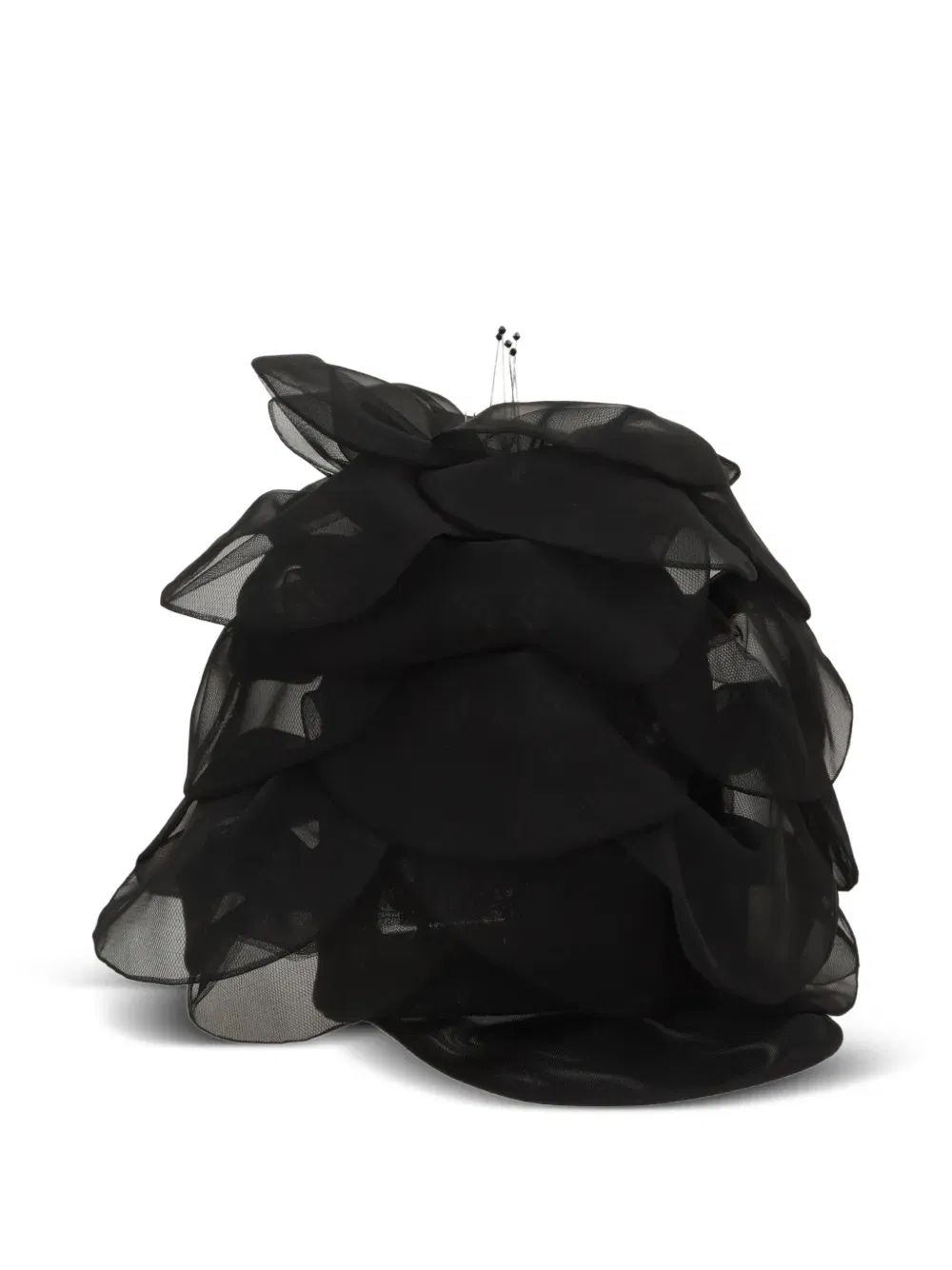 ruffled hat