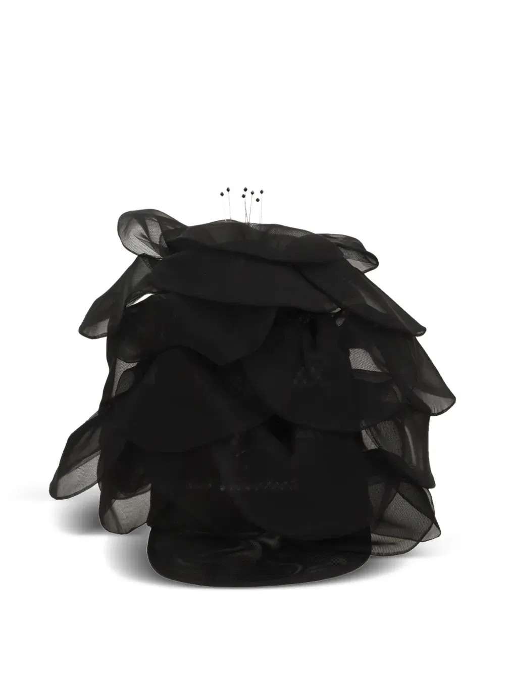 ruffled hat