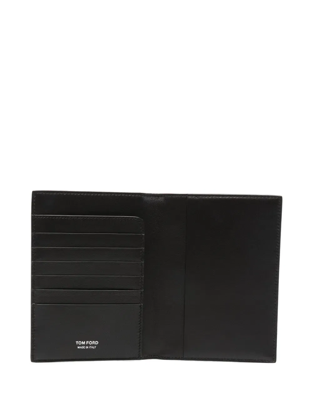 crocodile-effect leather wallet