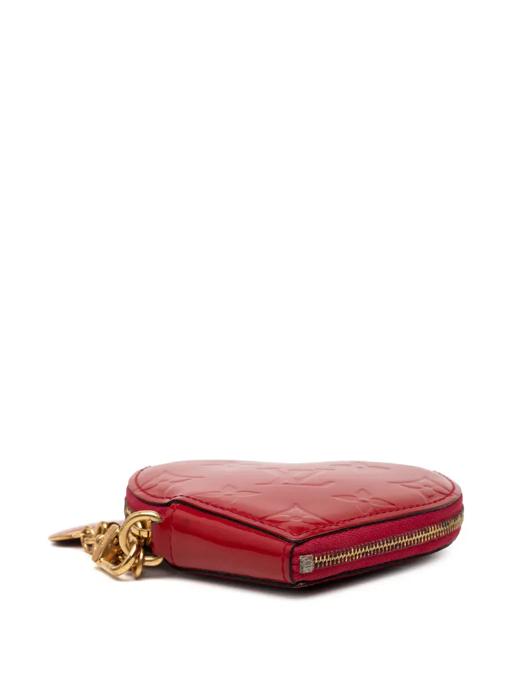 2012 Monogram Vernis Heart Purse coin pouch
