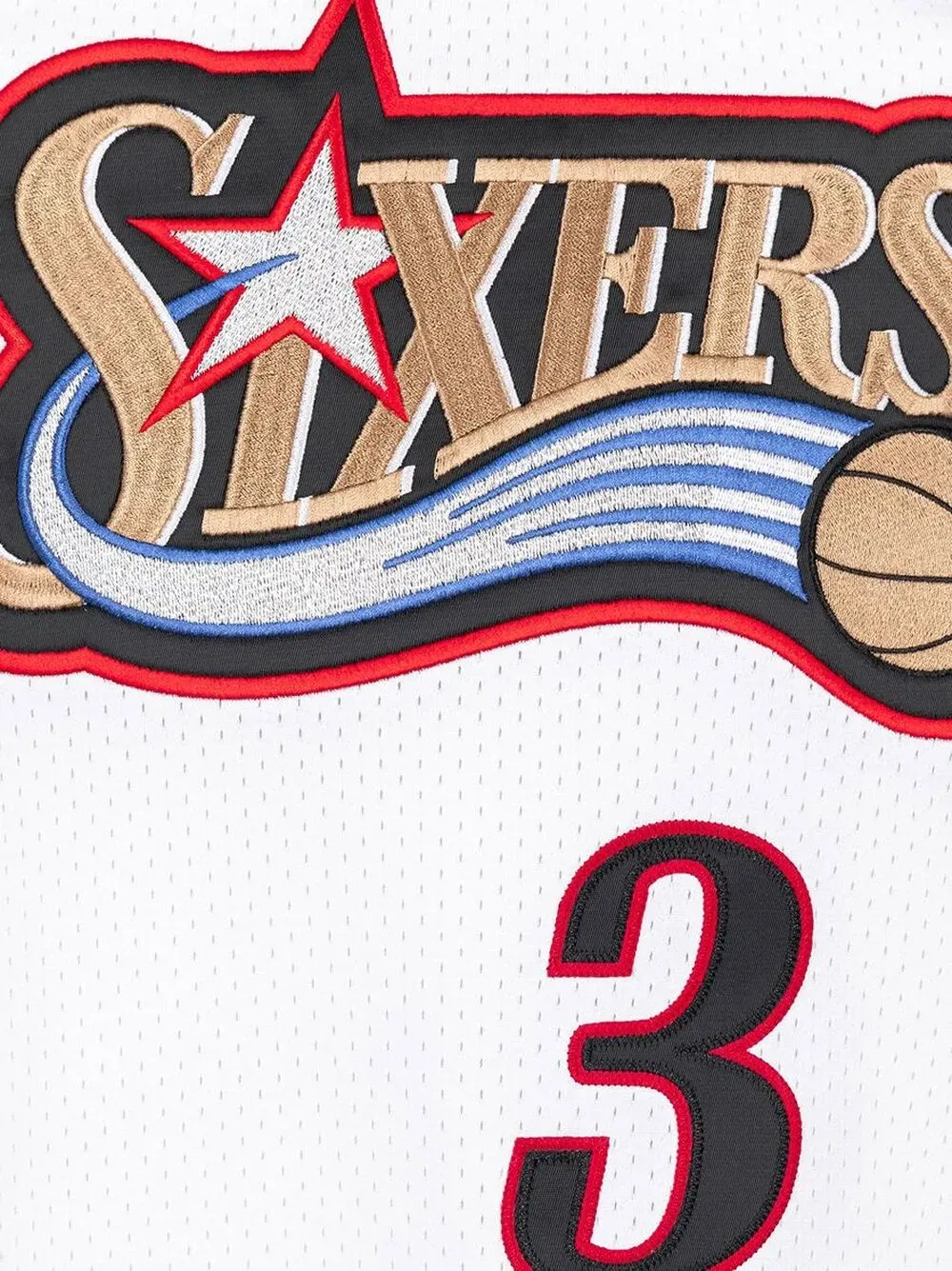 Philadelphia 76ers Allen Iverson White jersey