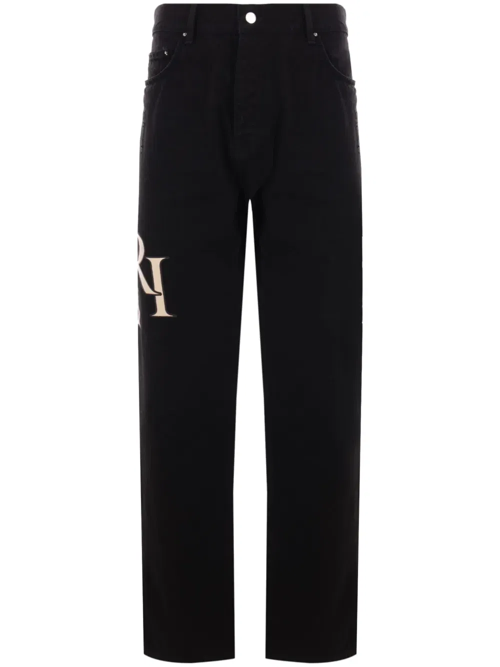 Staggered Logo Jeans