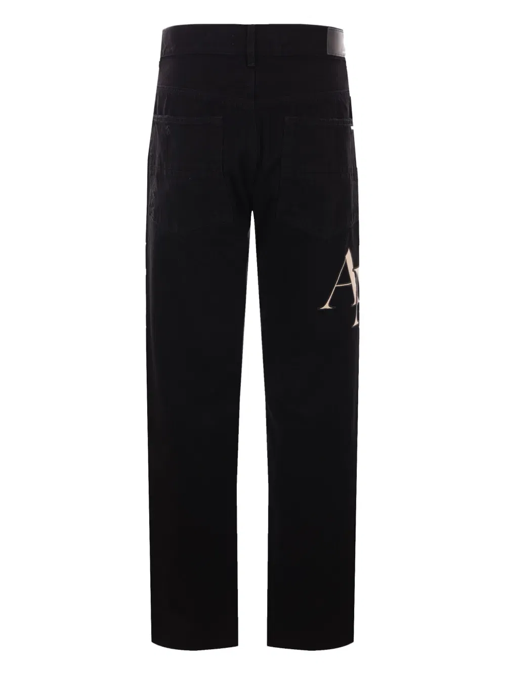 Staggered Logo Jeans