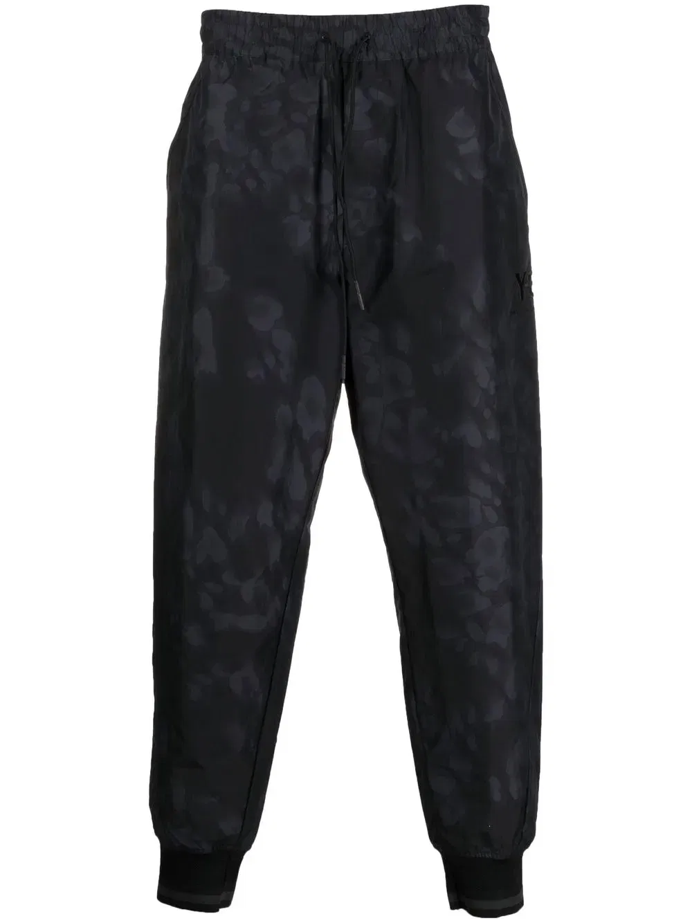 leopard-print tapered-leg track pants