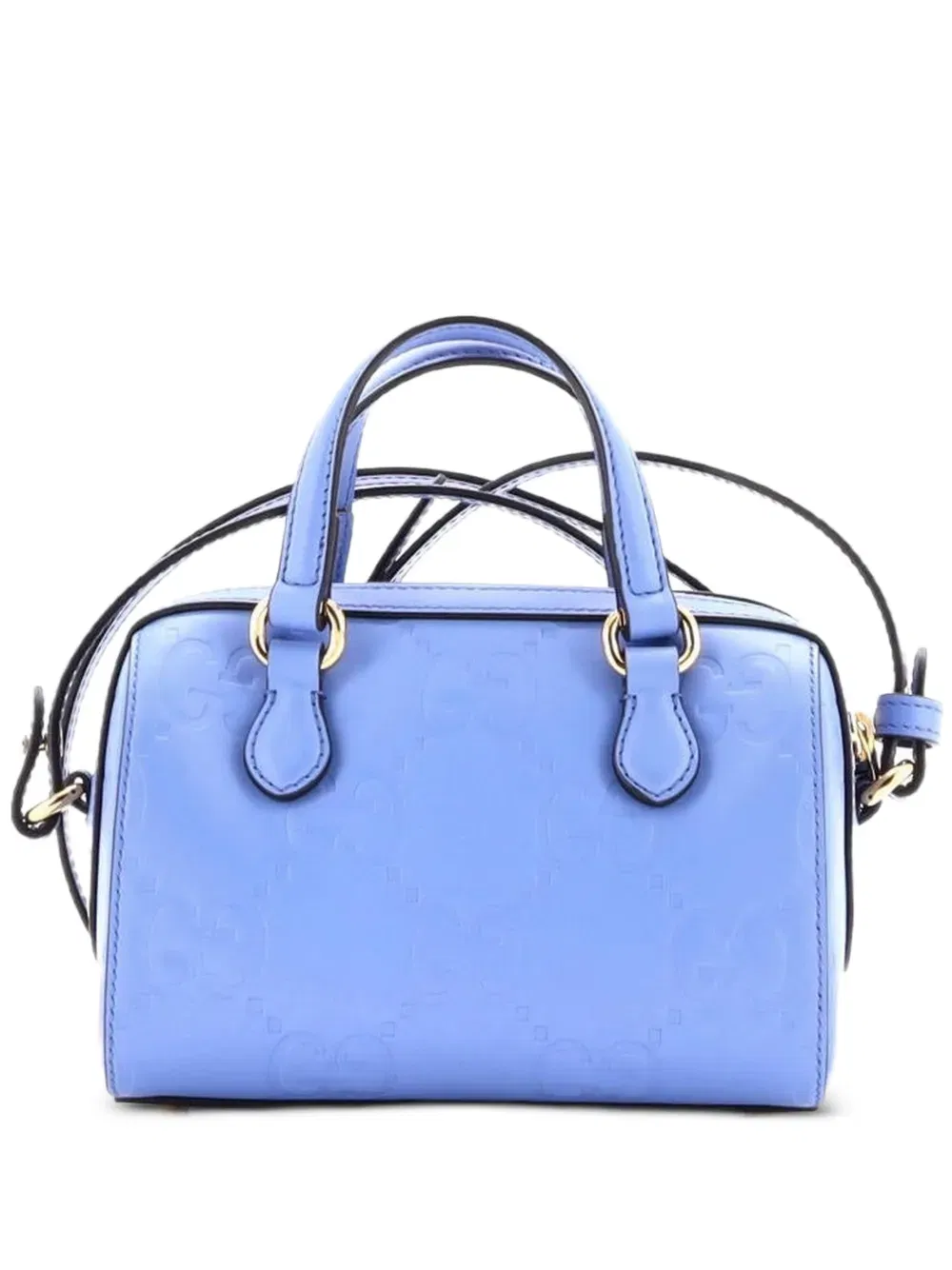 Convertible Top Handle Bag Jumbo GG Embossed Leather Mini satchel