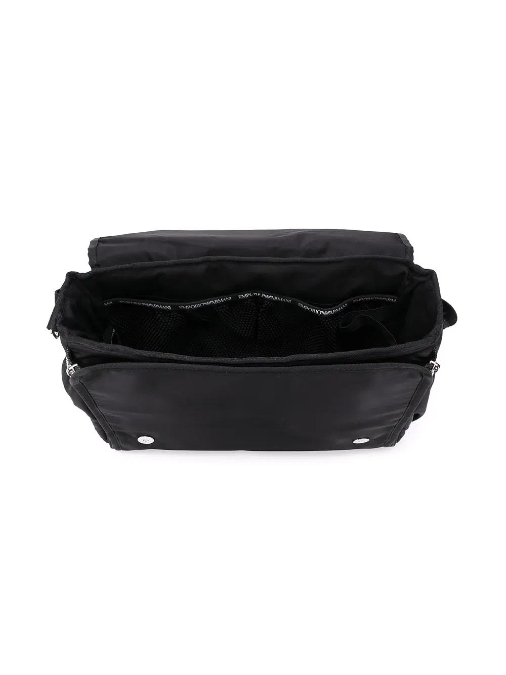 logo plaque diaper bag