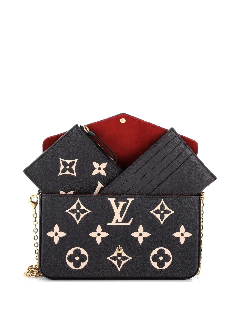 Felicie Pochette Bicolor Monogram Empreinte Giant crossbody bag