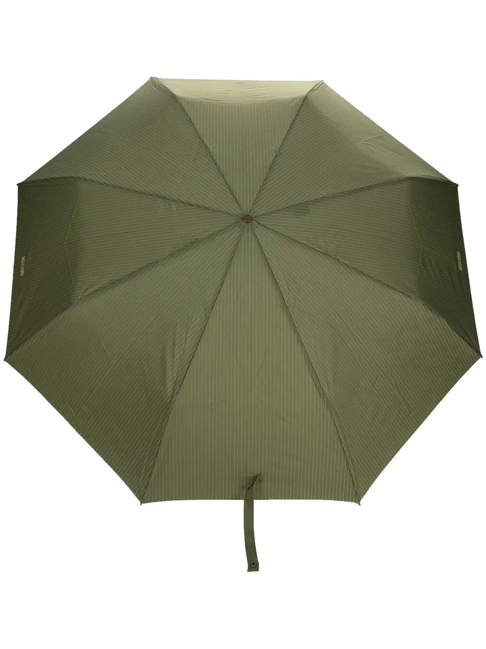 logo-print pinstripe umbrella