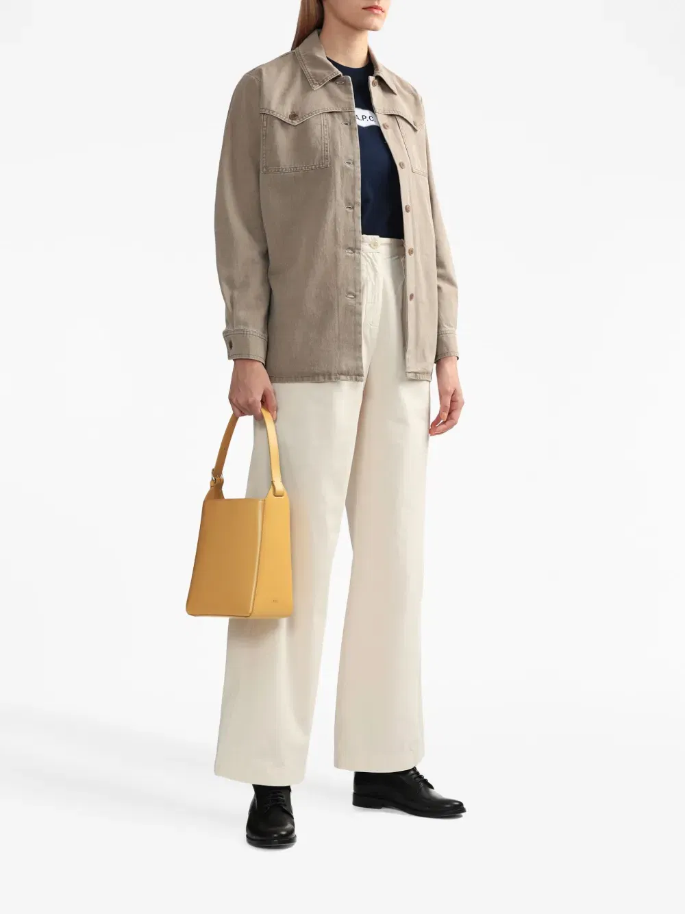 Joann belted cotton jacket