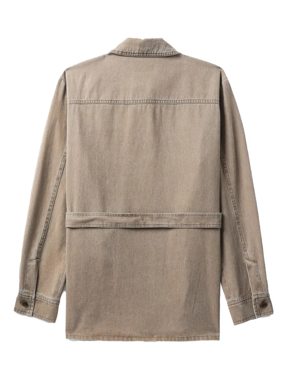 Joann belted cotton jacket