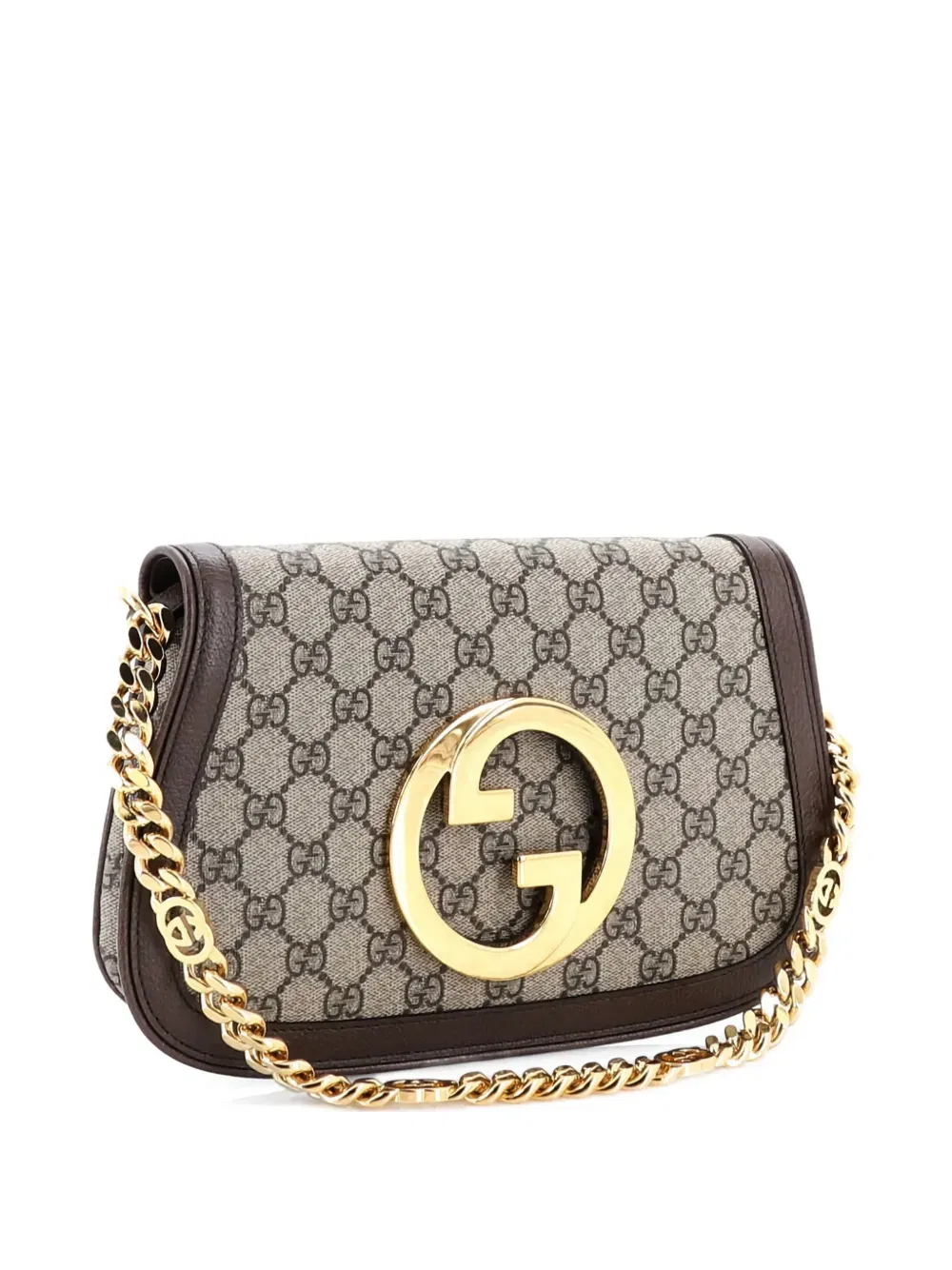 Blondie NM Chain Flap Bag GG Coated Canvas Small shoulder bag