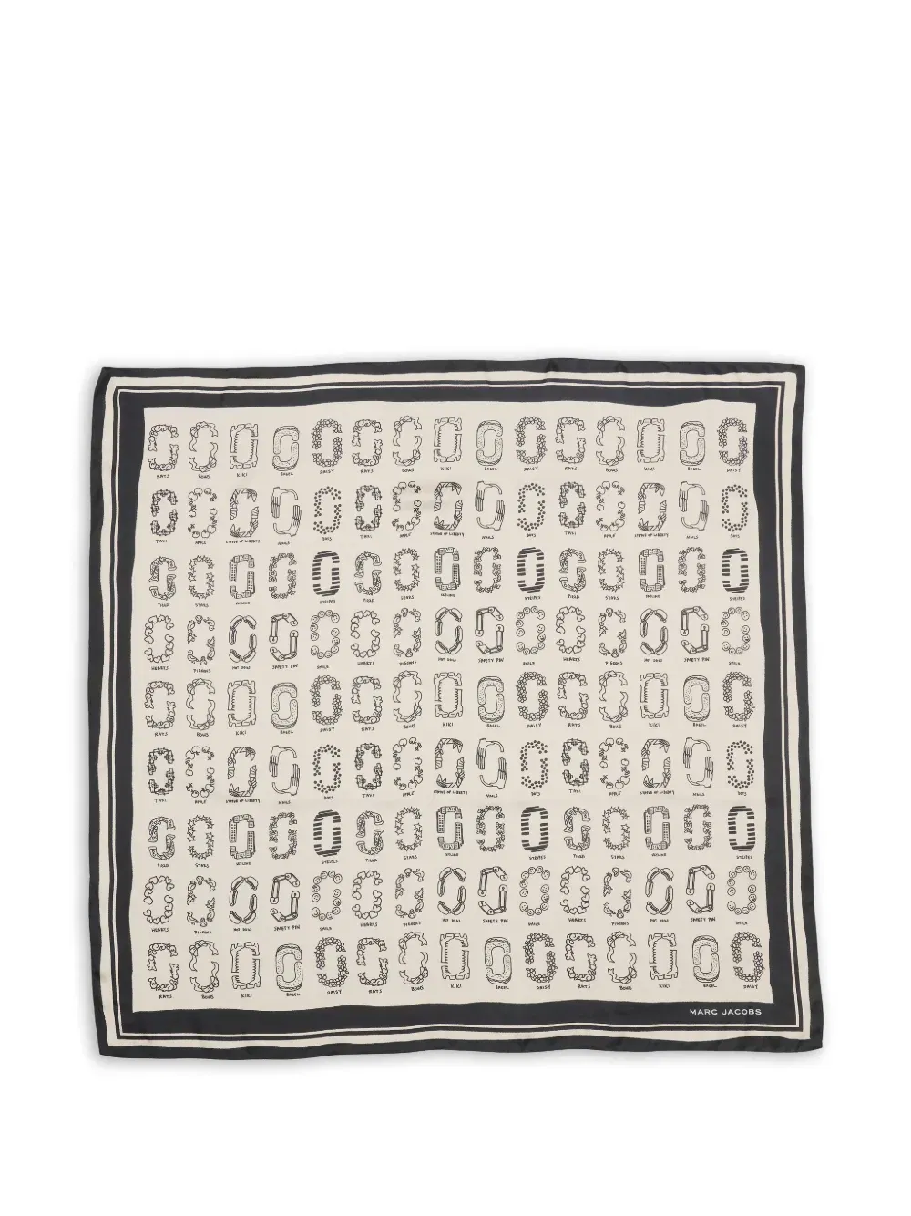 print-detail scarf