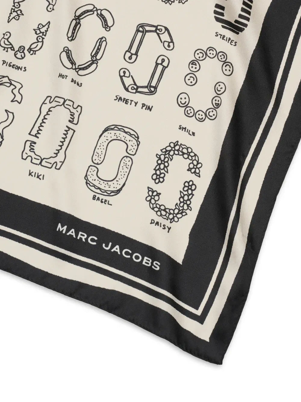 print-detail scarf
