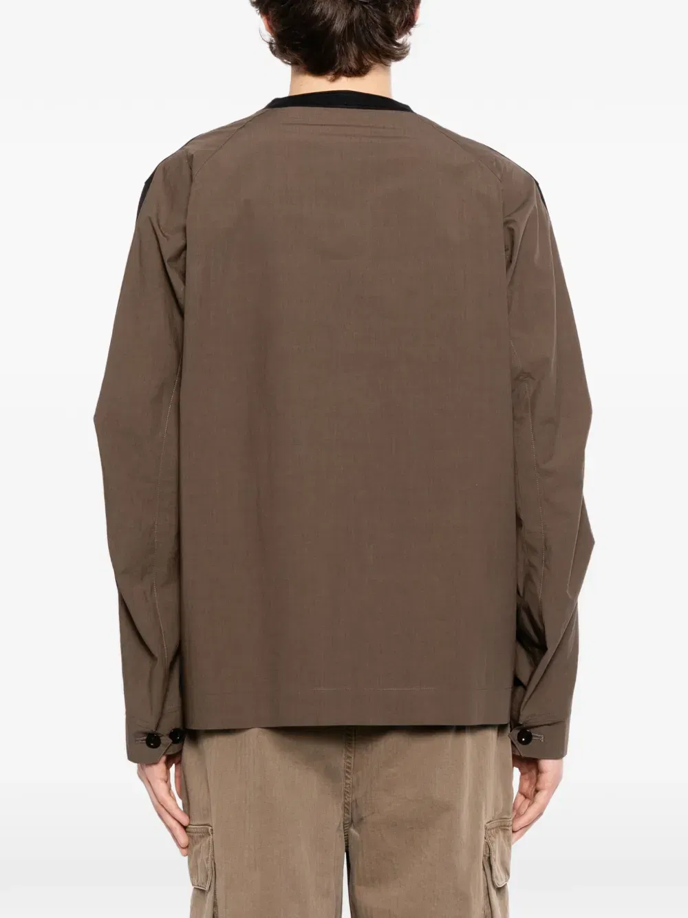 colour-block pocket T-Shirt
