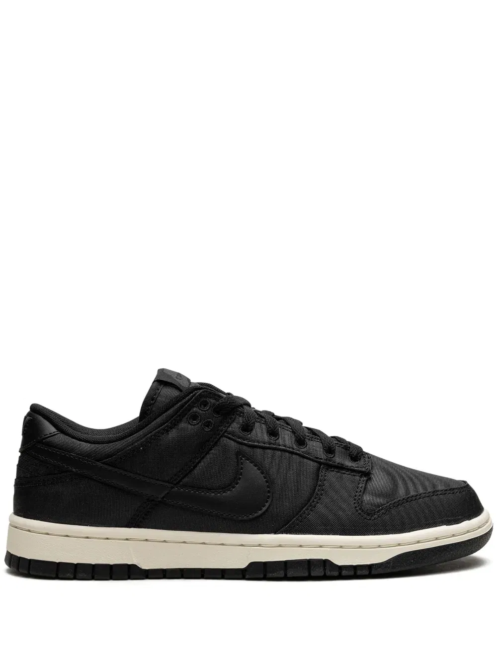 Dunk Low Retro PRM "Black Canvas" sneakers