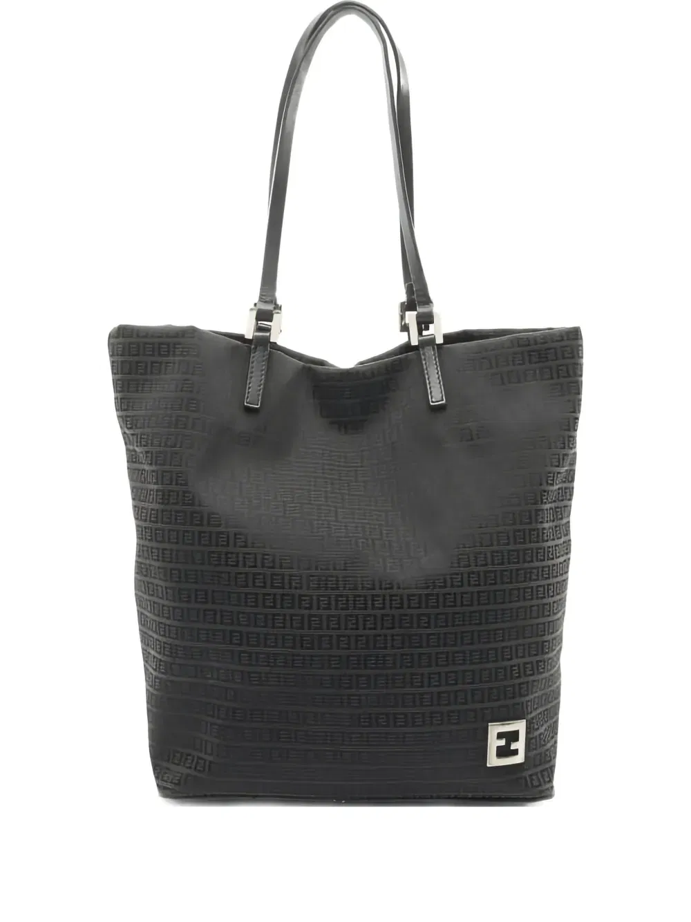2000s Zucchino patterned leather shoulder bag