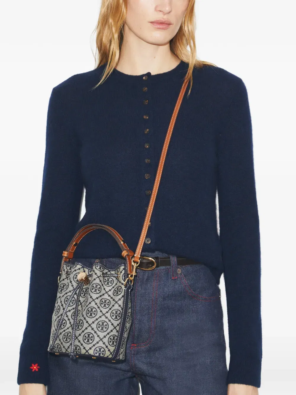 monogram mini bucket bag