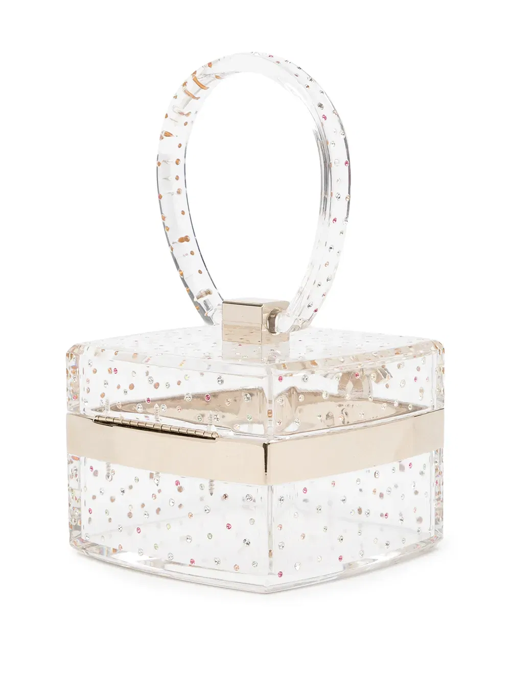 2004 CC rhinestone-embellished vanity mini bag
