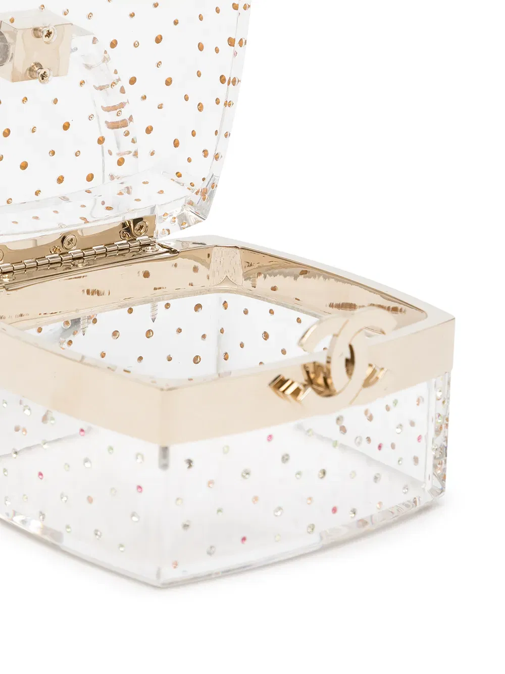 2004 CC rhinestone-embellished vanity mini bag