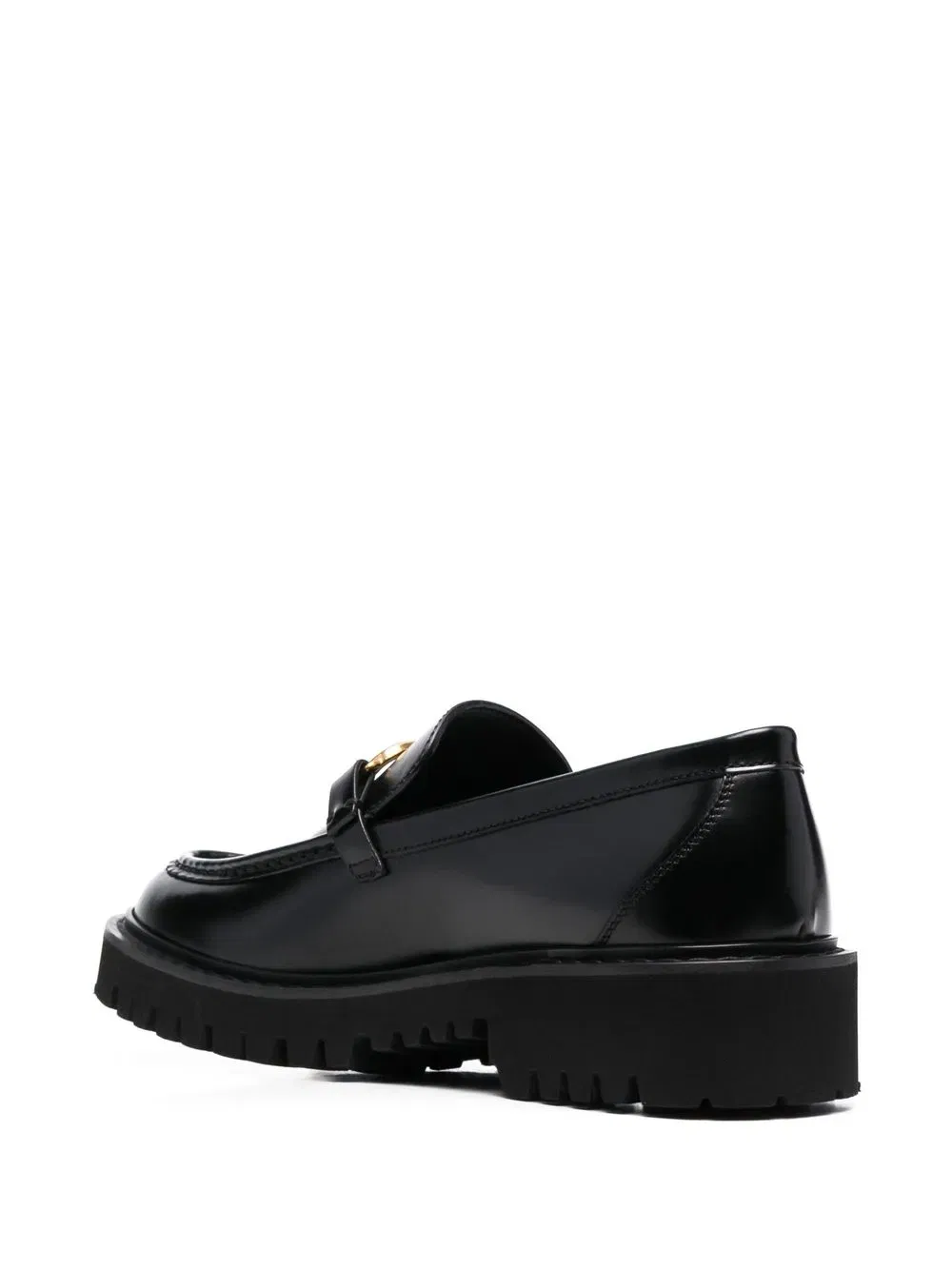 VLogo Signature leather loafers