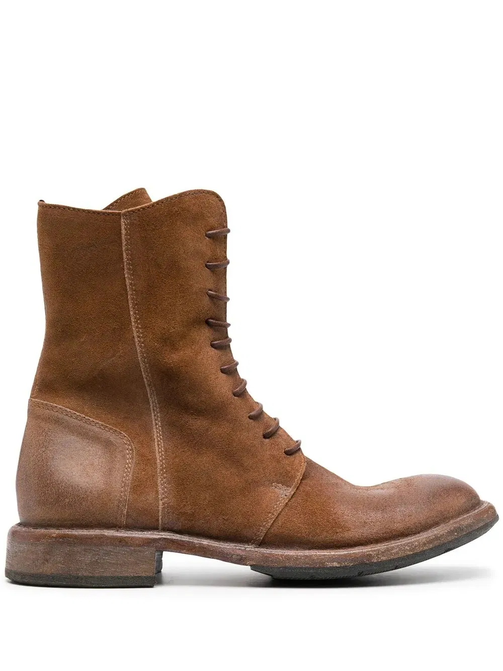 Polacco worn-effect leather boots
