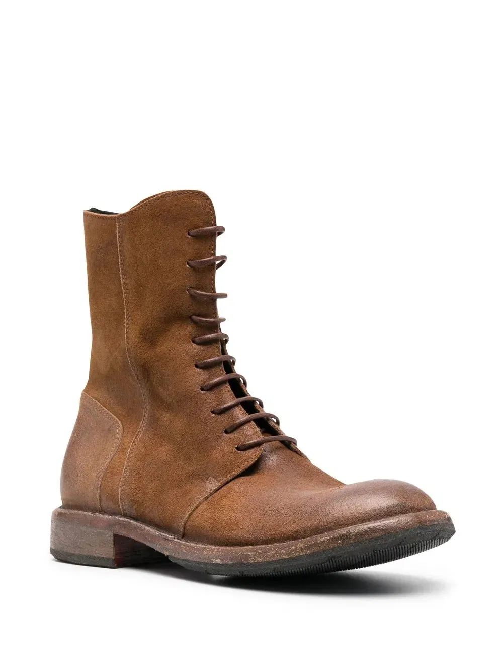 Polacco worn-effect leather boots