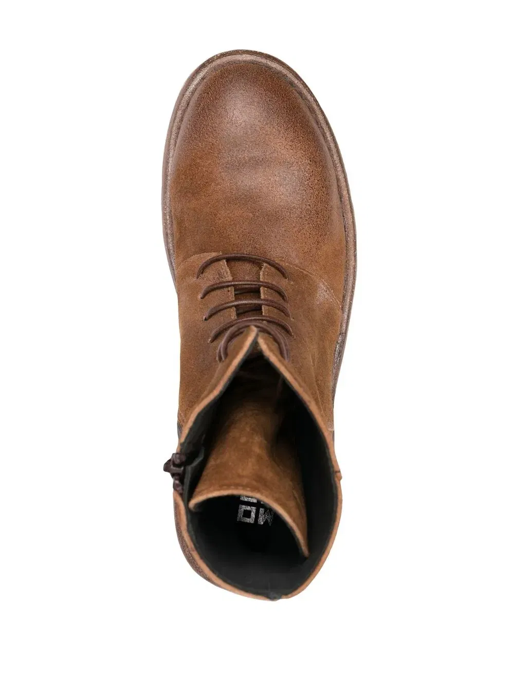Polacco worn-effect leather boots