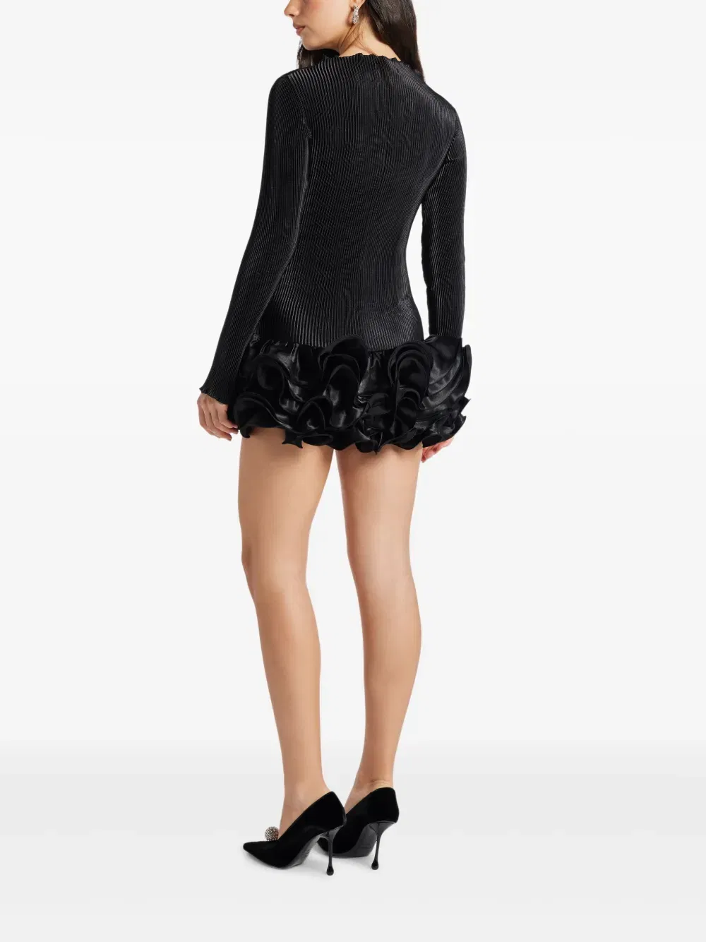 Park Avenue ruffled mini dress