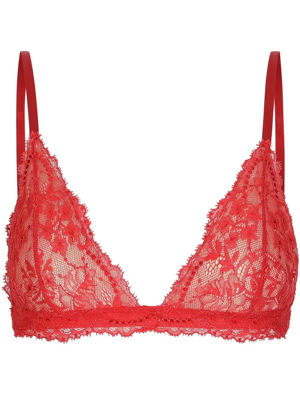 chantilly-lace triangle bra