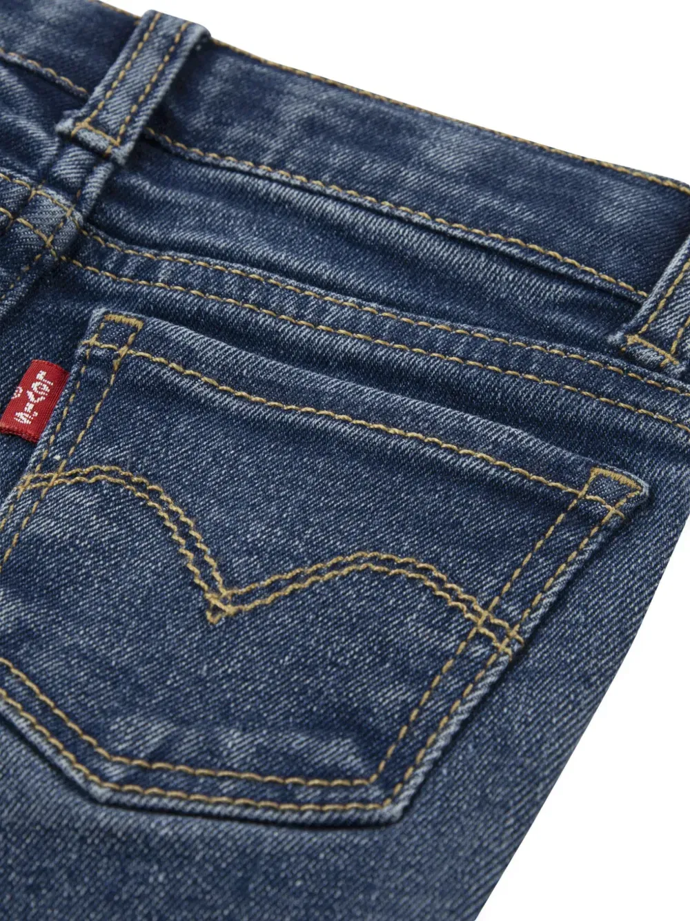 logo-details buttoned trousers set