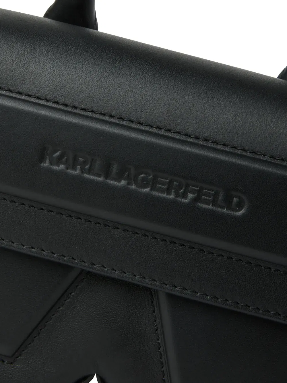 Ikon/K leather tote bag