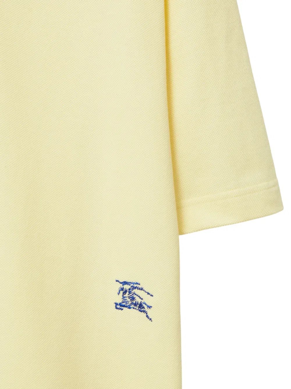 Equestrian Knight-embroidered cotton polo shirt