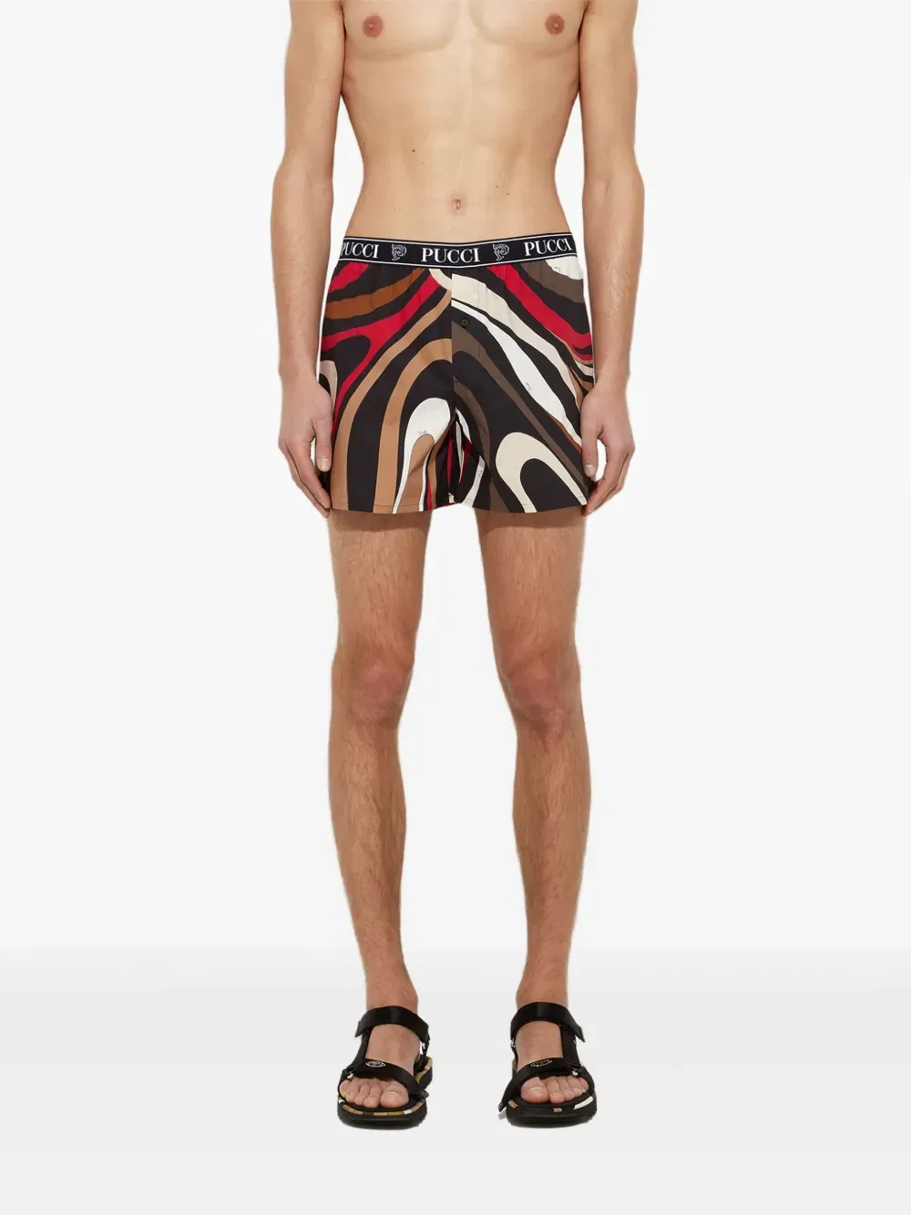 Marmo-print boxers